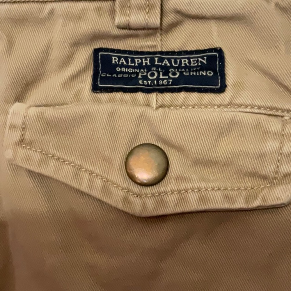Polo By Ralph Lauren Kid Beige Cargo Shorts Size 6 - Picture 5 of 9